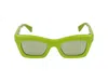 Gucci Cat Eye-frame Recycled Acetate Sunglasses In Green
