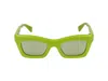 Gucci Cat Eye-frame Recycled Acetate Sunglasses In Green Green Green Green