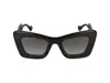 Gucci Sunglasses In Havana Crystal Brown