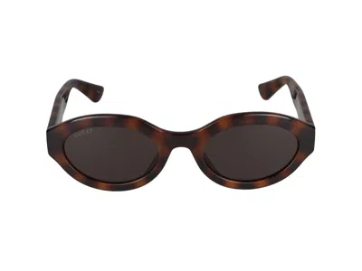Gucci Sunglasses In Havana Havana Brown