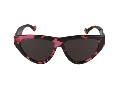 Gucci Sunglasses In Havana Havana Brown