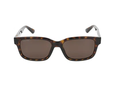 Gucci Sunglasses In Havana Havana Brown