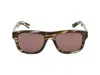 Gucci Oval Frame Sunglasses In Havana Havana Brown