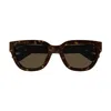Gucci Sunglasses In Havana/marrone