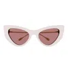 Gucci Gg1565s Line Fork 003 Ivory Gold Red Sunglasses In Ivory Gold Red