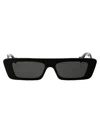 Gucci Black Rectangular-frame Sunglasses