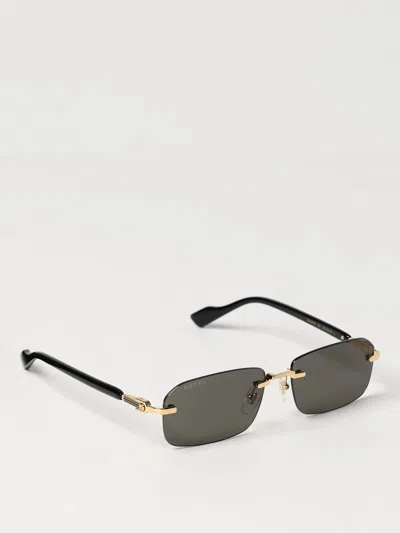 Gucci Sunglasses Men Gold In Green