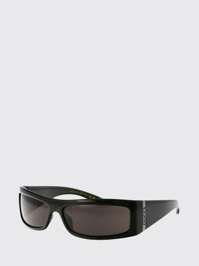 Gucci Sunglasses Men Green In Brown