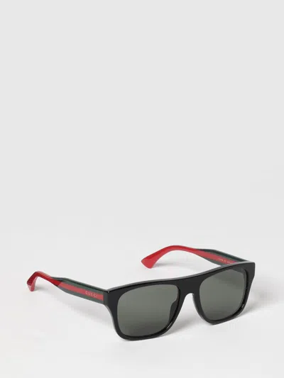 Gucci Sunglasses Men Black In Multi