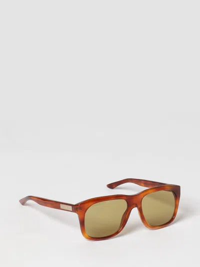 Gucci Sunglasses Men Multicolor In Brown