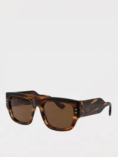 Gucci Sunglasses Men Multicolor In Brown
