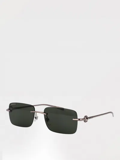 Gucci Sunglasses Men Silver
