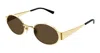 Gucci Panthos Sunglasses In Gold
