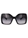 Gucci Black-black-grey Injectate Sunglasses In Black