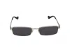 Gucci Gold Gold Grey Metal Sunglasses In Multi