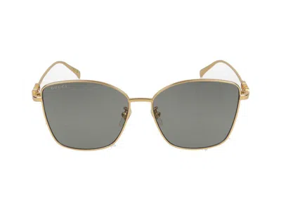 Gucci Gg1030sk 002 Oversized Square Sunglasses In Gold