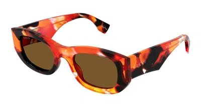 Gucci Sunglasses In Brown