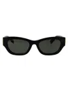 Gucci Black-black-grey Recycled Acetate Sunglasses In Brown