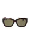 Gucci Interlocking G Square-frame Sunglasses In Multicolour