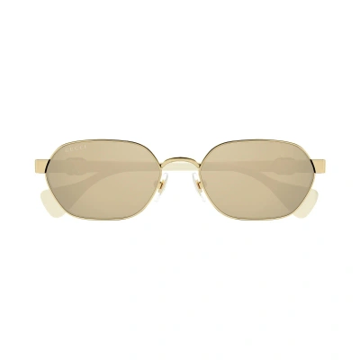 Gucci Sunglasses In Oro/rosa