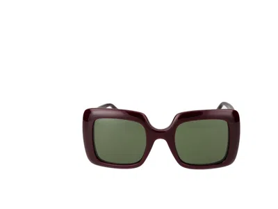 Gucci Sunglasses In Red Red Green