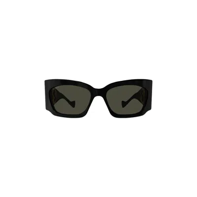Pre-owned Gucci Sunglasses 'shiny Black'