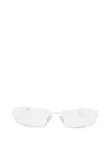 Gucci Rectangular Frame Sunglasses In Silver