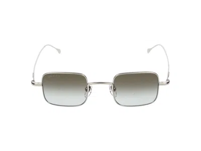 Gucci Sunglasses In Silver Silver Brown