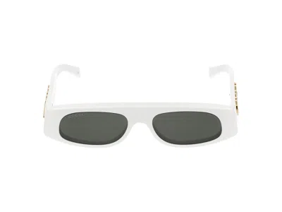 Gucci Sunglasses In White White Grey