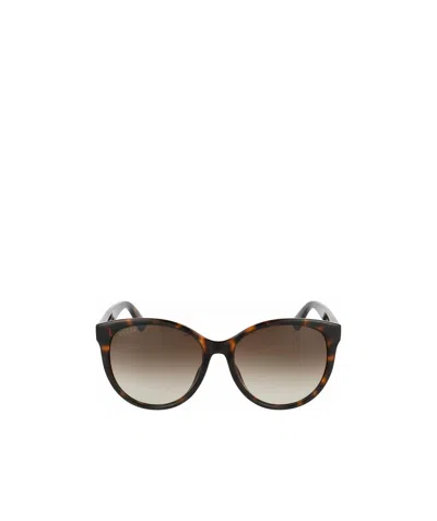 Gucci Sunglasses With Round Frame In Brown