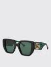 Gucci Sunglasses Woman Black 1 In Green