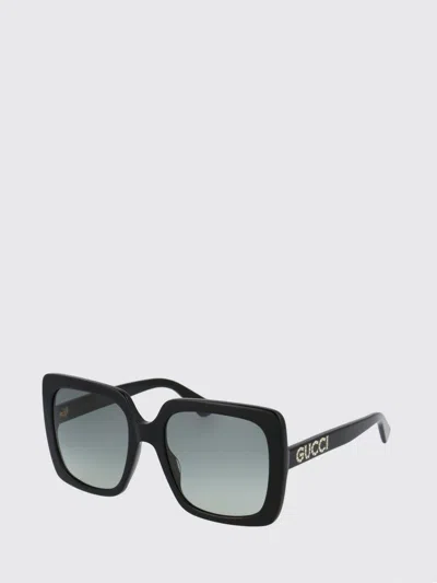 Gucci Oversized High-fashion Sunglasses For Women In Black