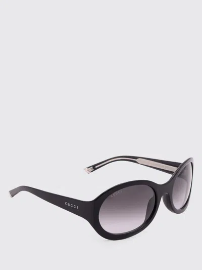 Gucci Sunglasses Woman Black In Multi