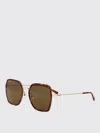 Gucci Havana-gold-brown Acetate Sunglasses In Brown