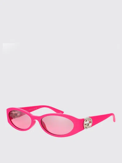 Gucci Sunglasses Woman Fuchsia In Brown