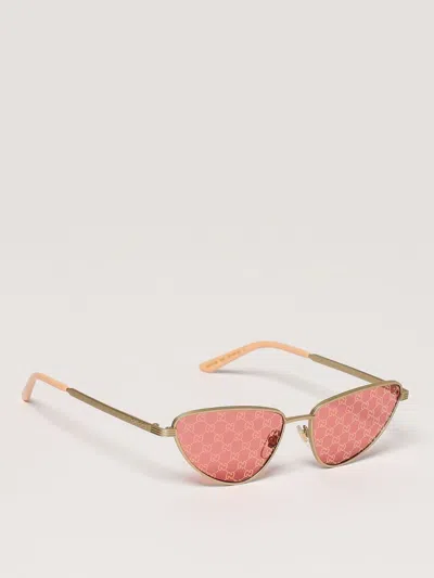 GUCCI GUCCI SUNGLASSES WOMAN GOLD