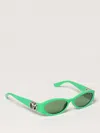 Gucci Sunglasses Woman Green In Green