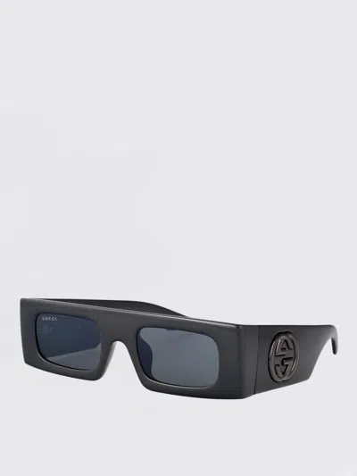 Gucci Sunglasses Woman Grey In Gray
