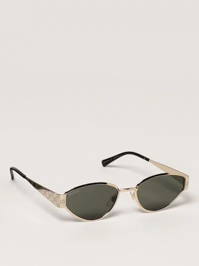 Gucci Sunglasses Woman Grey In Gray