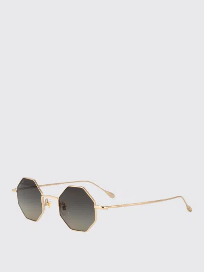Gucci Sunglasses Woman Grey In Gold