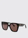 Gucci Web-detail Square-frame Sunglasses In Brown