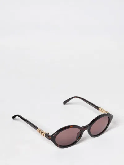 Gucci Sunglasses Woman Beige In Brown