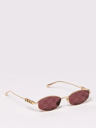 Gucci Sunglasses Woman  In Gold
