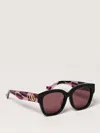 Gucci Sunglasses Woman Violet In Purple
