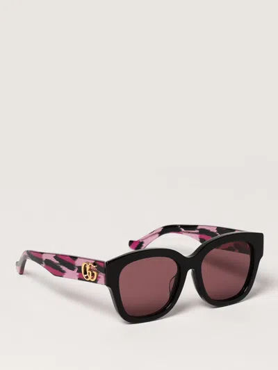 Gucci Sunglasses Woman Violet In Purple