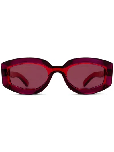 Gucci Sunset Boulevard Sonnenbrille In Rot