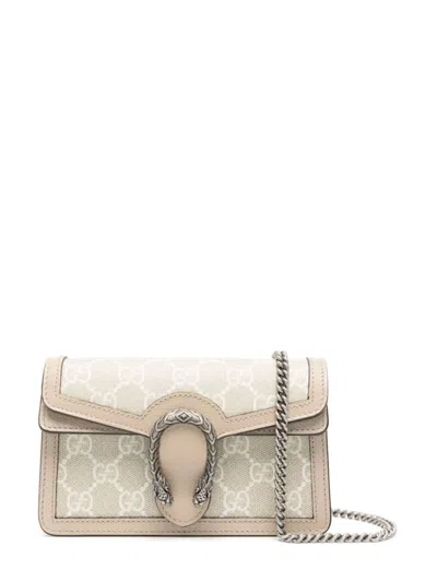 Gucci Super Mini Dionysus Shoulder Bag In Nude
