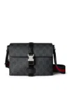 Gucci Men's Super Mini Gg Bag In Black