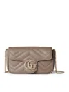 Gucci Supermini Gg Marmont 2.0 Shoulder Bag Unica In Nude & Neutrals