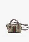 Gucci Ophidia Mini Gg Canvas Crossbody Bag In Beige